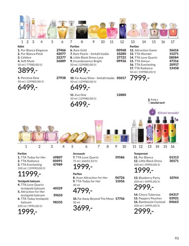 avon - Aktuális Avon szórólap érvényes szerdától 2026.07.01.-től péntektől 2026.07.31.-ig - page: 93