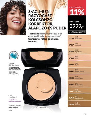 avon - Aktuális Avon szórólap érvényes szerdától 2026.07.01.-től péntektől 2026.07.31.-ig - page: 59