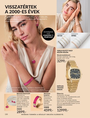 avon - Aktuális Avon szórólap érvényes szerdától 2026.07.01.-től péntektől 2026.07.31.-ig - page: 130