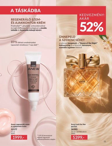 avon - Aktuális Avon szórólap érvényes szerdától 2026.07.01.-től péntektől 2026.07.31.-ig - page: 11