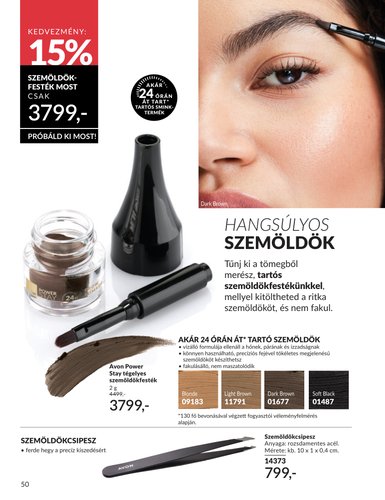 avon - Aktuális Avon szórólap érvényes szerdától 2026.07.01.-től péntektől 2026.07.31.-ig - page: 50