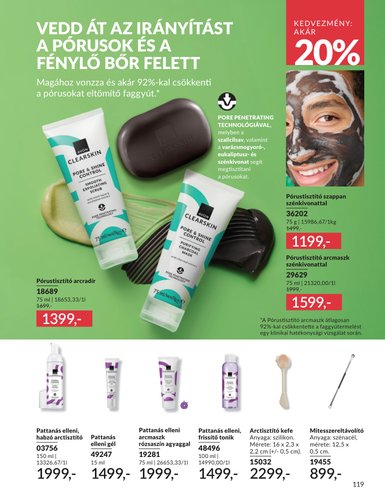 avon - Aktuális Avon szórólap érvényes szombattól 2026.08.01.-től hétfőtől 2026.08.31.-ig - page: 117