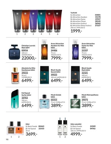 avon - Aktuális Avon szórólap érvényes szombattól 2026.08.01.-től hétfőtől 2026.08.31.-ig - page: 96