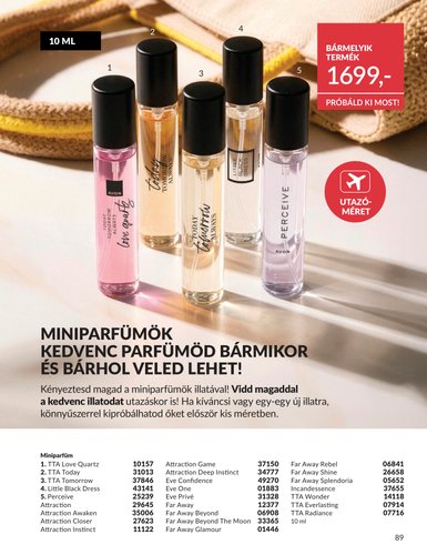 avon - Aktuális Avon szórólap érvényes szombattól 2026.08.01.-től hétfőtől 2026.08.31.-ig - page: 87