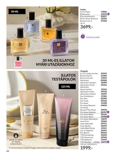 avon - Aktuális Avon szórólap érvényes szombattól 2026.08.01.-től hétfőtől 2026.08.31.-ig - page: 86