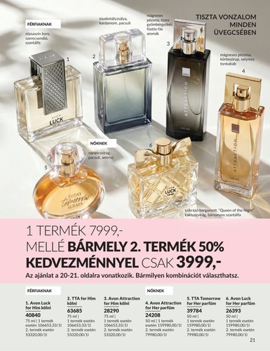 avon - Aktuális Avon szórólap érvényes szombattól 2026.08.01.-től hétfőtől 2026.08.31.-ig - page: 21