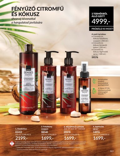 avon - Aktuális Avon szórólap érvényes szombattól 2026.08.01.-től hétfőtől 2026.08.31.-ig - page: 161
