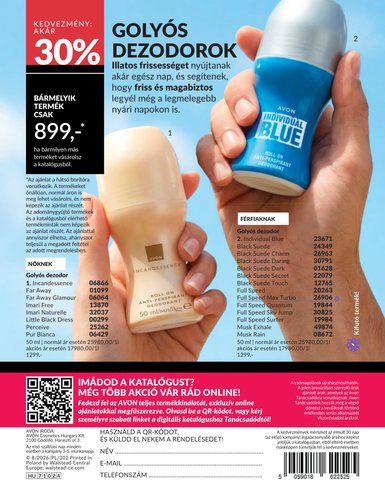 avon - Aktuális Avon szórólap érvényes szombattól 2026.08.01.-től hétfőtől 2026.08.31.-ig - page: 178