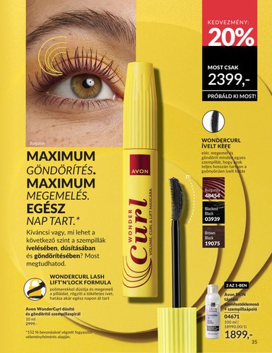 avon - Aktuális Avon szórólap érvényes szombattól 2026.08.01.-től hétfőtől 2026.08.31.-ig - page: 35