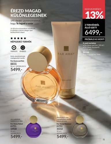 avon - Aktuális Avon szórólap érvényes szombattól 2026.08.01.-től hétfőtől 2026.08.31.-ig - page: 31
