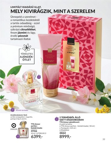 avon - Aktuális Avon szórólap érvényes szombattól 2026.08.01.-től hétfőtől 2026.08.31.-ig - page: 75
