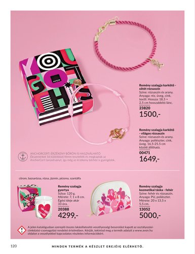 avon - Aktuális Avon szórólap érvényes szombattól 2026.08.01.-től hétfőtől 2026.08.31.-ig - page: 118