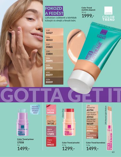 avon - Aktuális Avon szórólap érvényes szombattól 2026.08.01.-től hétfőtől 2026.08.31.-ig - page: 61