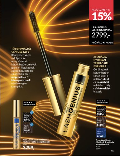 avon - Aktuális Avon szórólap érvényes szombattól 2026.08.01.-től hétfőtől 2026.08.31.-ig - page: 33