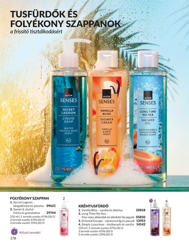avon - Aktuális Avon szórólap érvényes szombattól 2026.08.01.-től hétfőtől 2026.08.31.-ig - page: 176