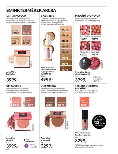 avon - Aktuális Avon szórólap érvényes szombattól 2026.08.01.-től hétfőtől 2026.08.31.-ig - page: 46