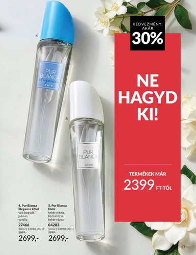 avon - Aktuális Avon szórólap érvényes szombattól 2026.08.01.-től hétfőtől 2026.08.31.-ig - page: 85