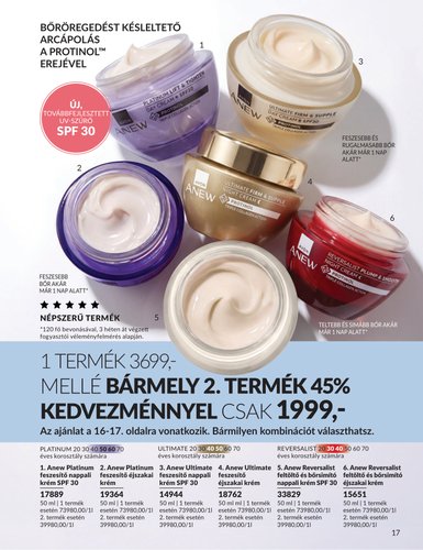 avon - Aktuális Avon szórólap érvényes szombattól 2026.08.01.-től hétfőtől 2026.08.31.-ig - page: 17