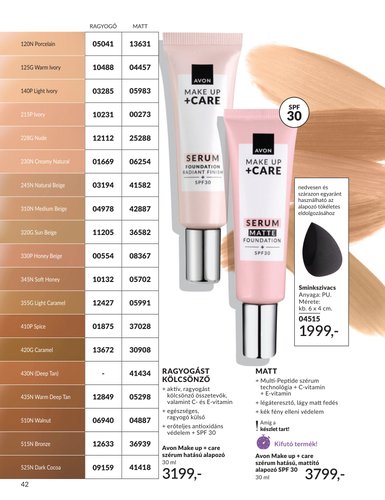 avon - Aktuális Avon szórólap érvényes szombattól 2026.08.01.-től hétfőtől 2026.08.31.-ig - page: 42