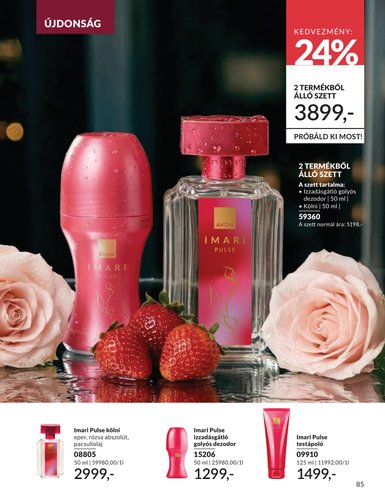 avon - Aktuális Avon szórólap érvényes szombattól 2026.08.01.-től hétfőtől 2026.08.31.-ig - page: 83