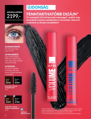 avon - Aktuális Avon szórólap érvényes szombattól 2026.08.01.-től hétfőtől 2026.08.31.-ig - page: 6