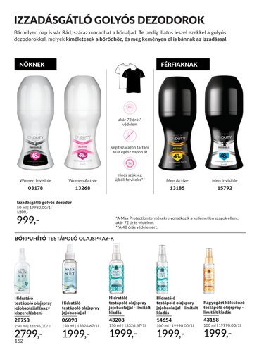 avon - Aktuális Avon szórólap érvényes szombattól 2026.08.01.-től hétfőtől 2026.08.31.-ig - page: 150
