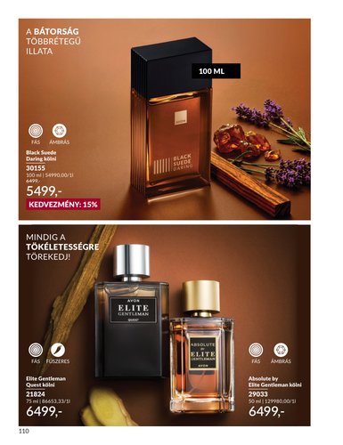 avon - Aktuális Avon szórólap érvényes keddtől 2026.09.01.-től szerdától 2026.09.30.-ig - page: 110