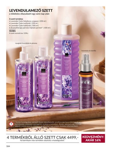 avon - Aktuális Avon szórólap érvényes keddtől 2026.09.01.-től szerdától 2026.09.30.-ig - page: 184