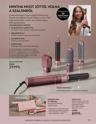 avon - Aktuális Avon szórólap érvényes keddtől 2026.09.01.-től szerdától 2026.09.30.-ig - page: 147