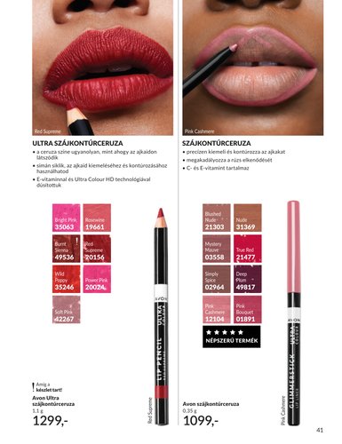 avon - Aktuális Avon szórólap érvényes keddtől 2026.09.01.-től szerdától 2026.09.30.-ig - page: 41
