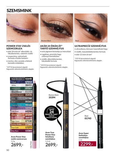 avon - Aktuális Avon szórólap érvényes keddtől 2026.09.01.-től szerdától 2026.09.30.-ig - page: 50