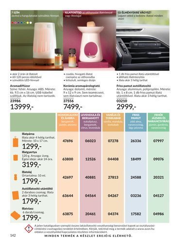 avon - Aktuális Avon szórólap érvényes keddtől 2026.09.01.-től szerdától 2026.09.30.-ig - page: 142