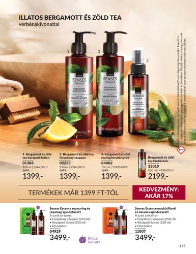 avon - Aktuális Avon szórólap érvényes keddtől 2026.09.01.-től szerdától 2026.09.30.-ig - page: 175