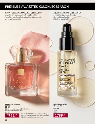 avon - Aktuális Avon szórólap érvényes keddtől 2026.09.01.-től szerdától 2026.09.30.-ig - page: 22