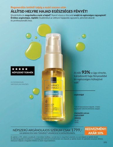 avon - Aktuális Avon szórólap érvényes keddtől 2026.09.01.-től szerdától 2026.09.30.-ig - page: 193