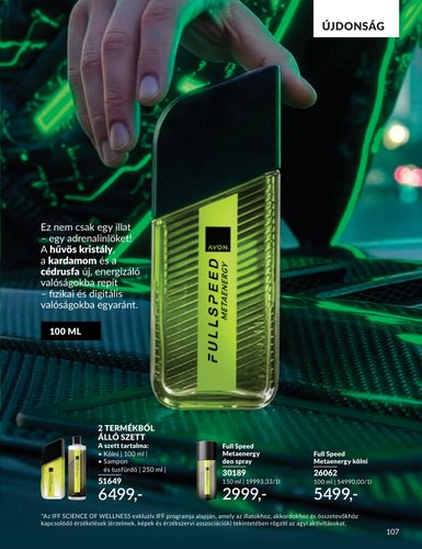 avon - Aktuális Avon szórólap érvényes keddtől 2026.09.01.-től szerdától 2026.09.30.-ig - page: 107