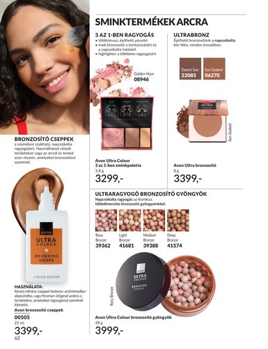 avon - Aktuális Avon szórólap érvényes keddtől 2026.09.01.-től szerdától 2026.09.30.-ig - page: 62