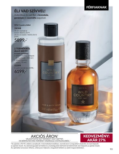 avon - Aktuális Avon szórólap érvényes keddtől 2026.09.01.-től szerdától 2026.09.30.-ig - page: 93