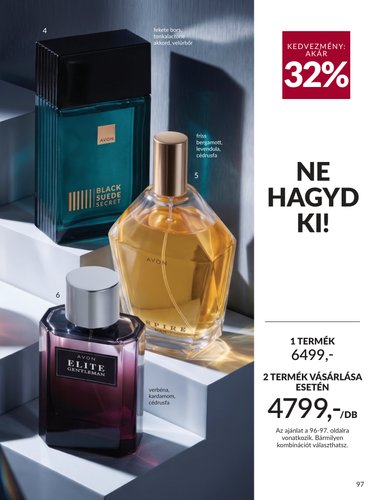avon - Aktuális Avon szórólap érvényes keddtől 2026.09.01.-től szerdától 2026.09.30.-ig - page: 97