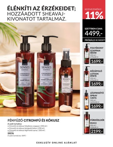 avon - Aktuális Avon szórólap érvényes keddtől 2026.09.01.-től szerdától 2026.09.30.-ig - page: 214