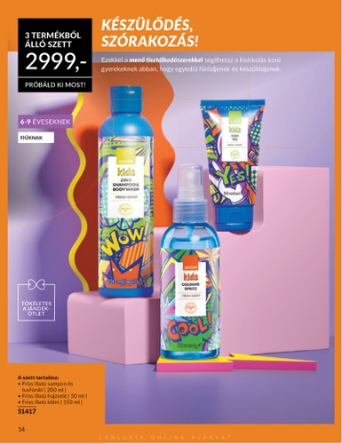 avon - Avon - Exkluzív ajánlatok akciós újság, érvényes 05.01. - 05.31. - page: 14