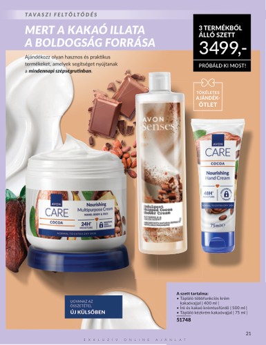 avon - Avon - Exkluzív ajánlatok akciós újság, érvényes 05.01. - 05.31. - page: 21
