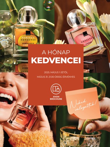avon - Avon - A hónap kedvencei akciós újság, érvényes 05.01. - 05.31.