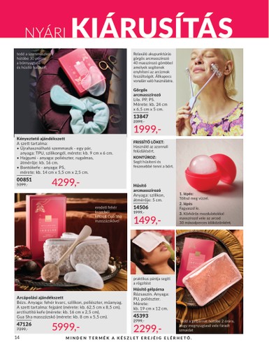 avon - Avon - Kiárusítás akciós újság, érvényes 06.01. - 06.30. - page: 14