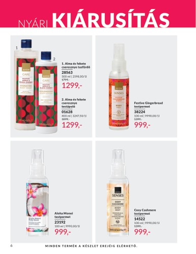avon - Avon - Kiárusítás akciós újság, érvényes 06.01. - 06.30. - page: 6