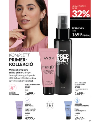 avon - Avon akciós újság, érvényes 06.01. - 06.30. - page: 47 avon - Avon akciós újság, érvényes 06.01. - 06.30. - page: 47