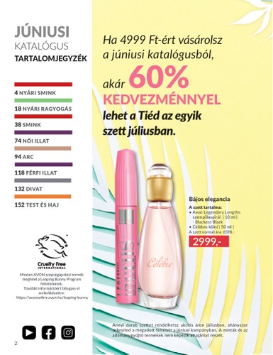 avon - Avon akciós újság, érvényes 06.01. - 06.30. - page: 2 avon - Avon akciós újság, érvényes 06.01. - 06.30. - page: 2