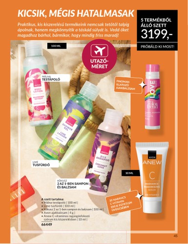 avon - Avon - Nyári katalógus akciós újság, érvényes 06.01. - 06.30. - page: 45