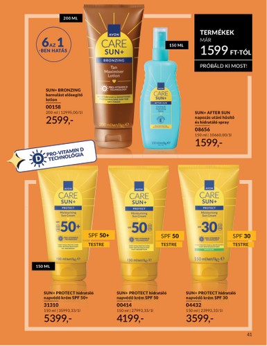 avon - Avon - Nyári katalógus akciós újság, érvényes 06.01. - 06.30. - page: 41