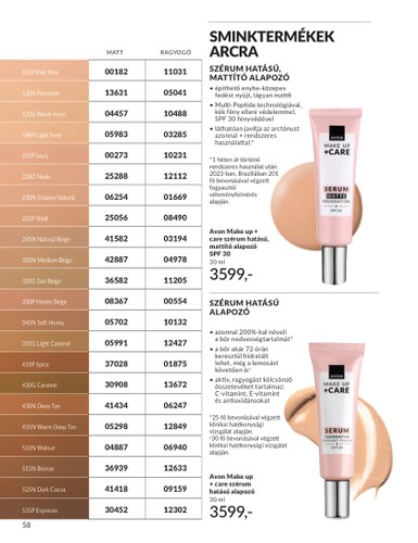 avon - Avon akciós újság, érvényes 07.01. - 07.31. - page: 58 avon - Avon akciós újság, érvényes 07.01. - 07.31. - page: 58